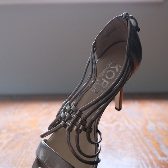 KORS Leather Strappy Stiletto - Picture 5 of 5